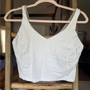lululemon athletica white tank top